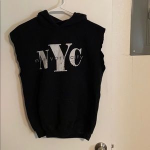 Cut off sleeves work out shirt